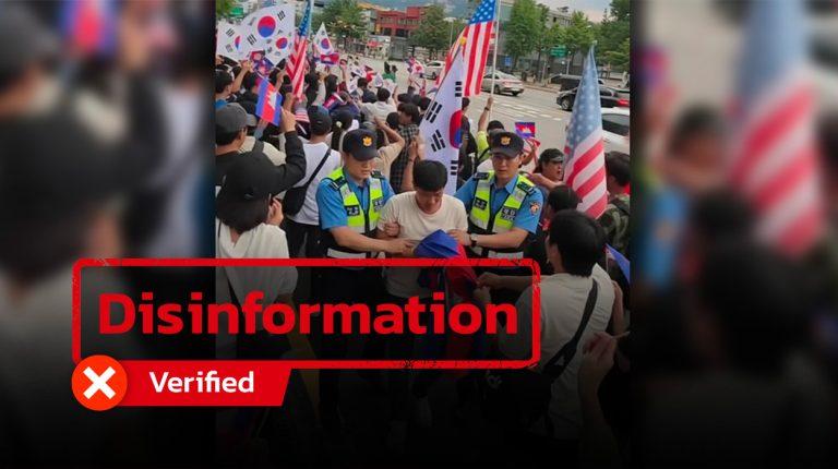 Verified: Facebook Post Claiming ‘South Korean Police Arrested Cambodian illegal Workers’ Was Actually Created from an Old Video – AI