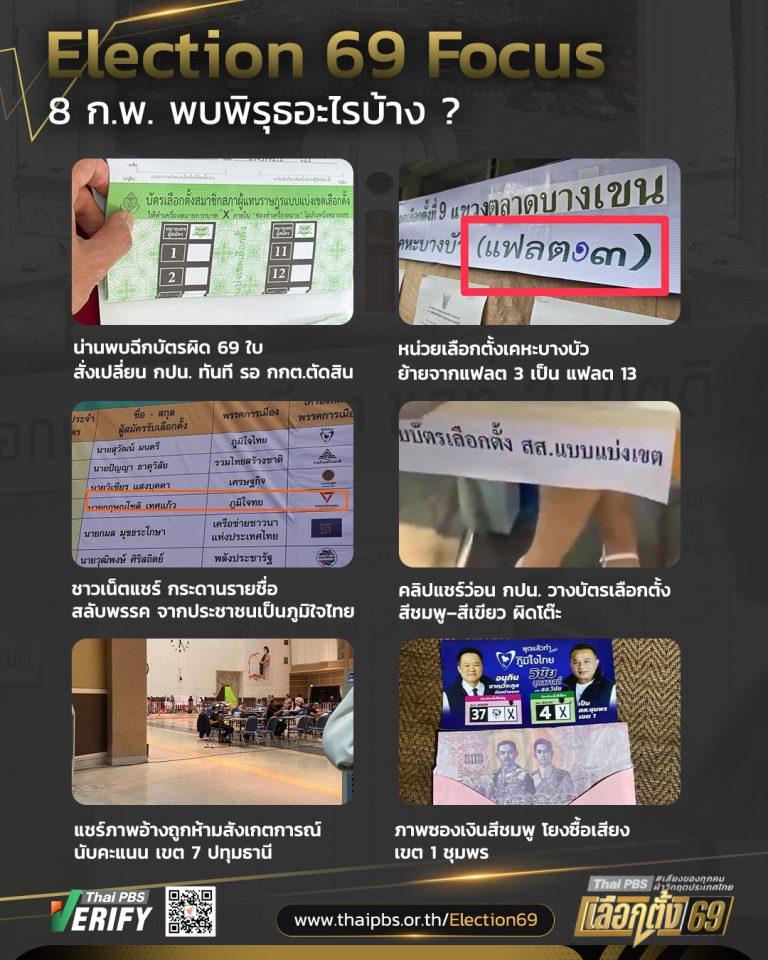 Election 69 Focus 8 ก.พ. พบพิรุธอะไรบ้าง ?
