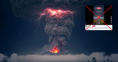 ตรวจสอบแล้ว: คลิปภูเขาไฟชินโมเอดาเกะปะทุ พ่นเถ้าถ่านสูง 6.8 กม. พบเป็นสร้างจาก AI